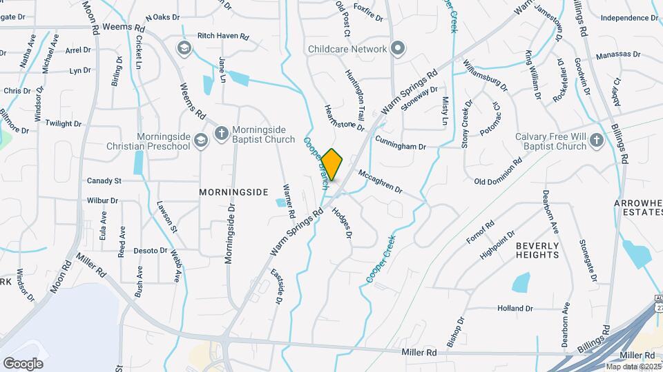 6017 Bear Creek Ct Map and Location Details