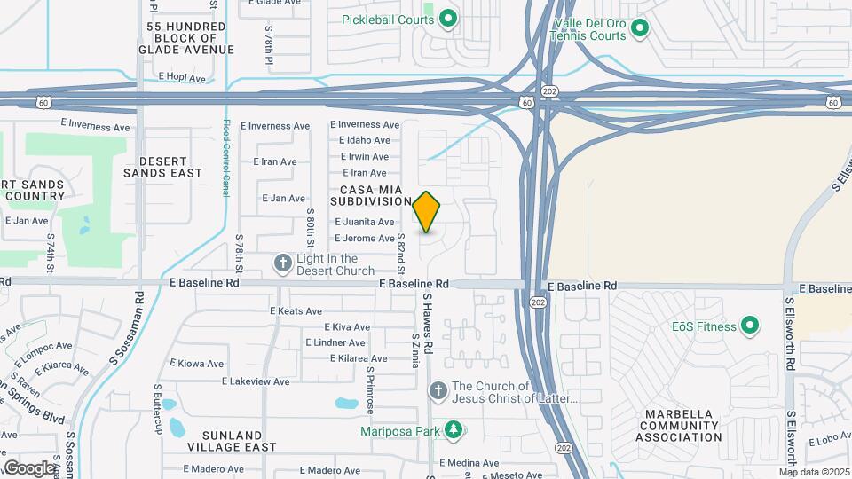 1863 S 82nd Pl Map and Location Details