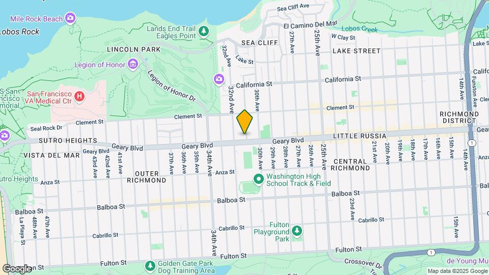 491 31st Ave Map and Location Details