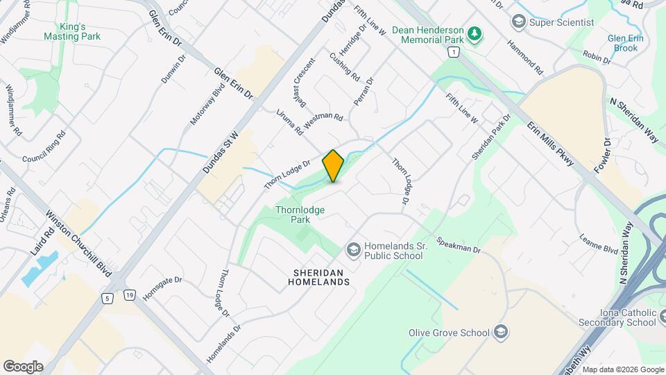 2351 Woking Cres Map and Location Details