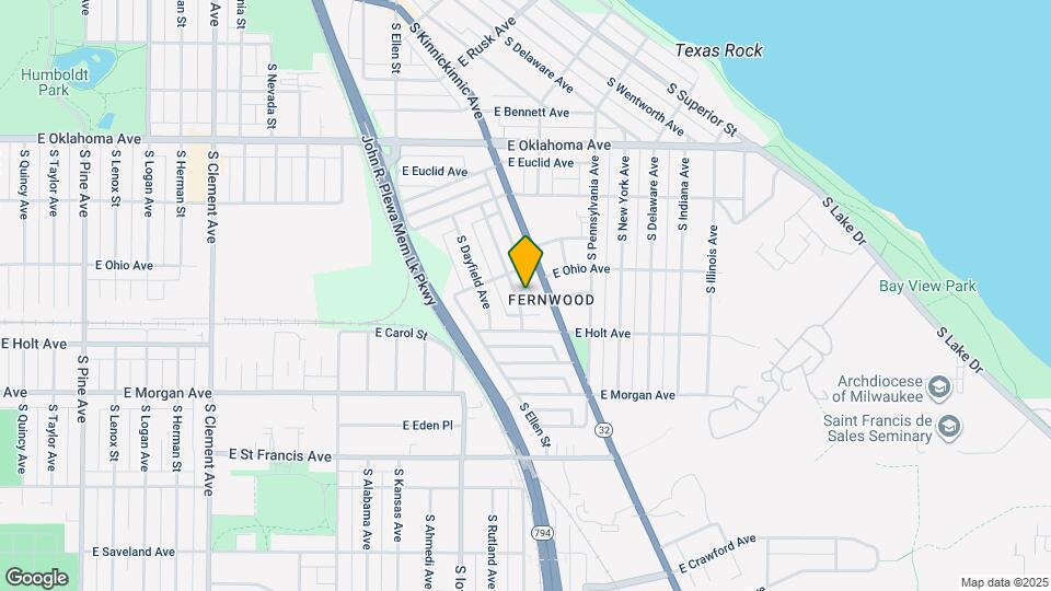 3332 S Springfield Ave Map and Location Details