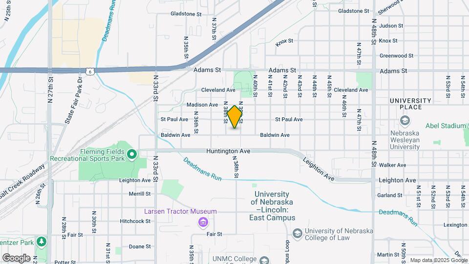 3826 Baldwin Ave Map and Location Details