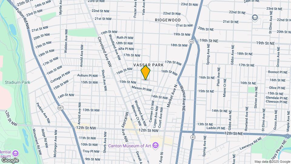 335 15th St NW Map and Location Details