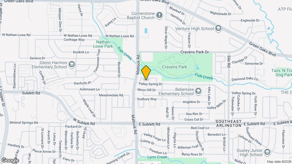 117 Valley Spring Dr Map and Location Details