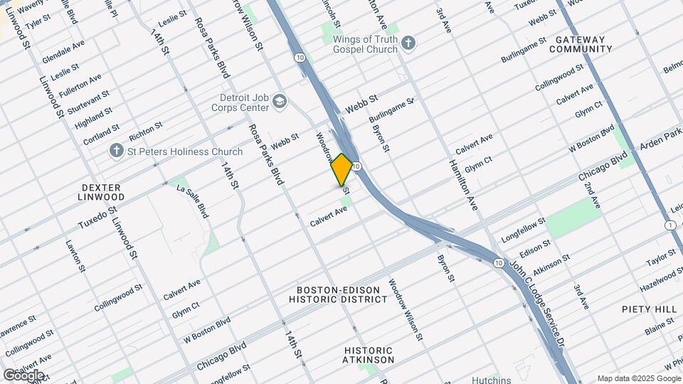 1605 Collingwood St Map and Location Details