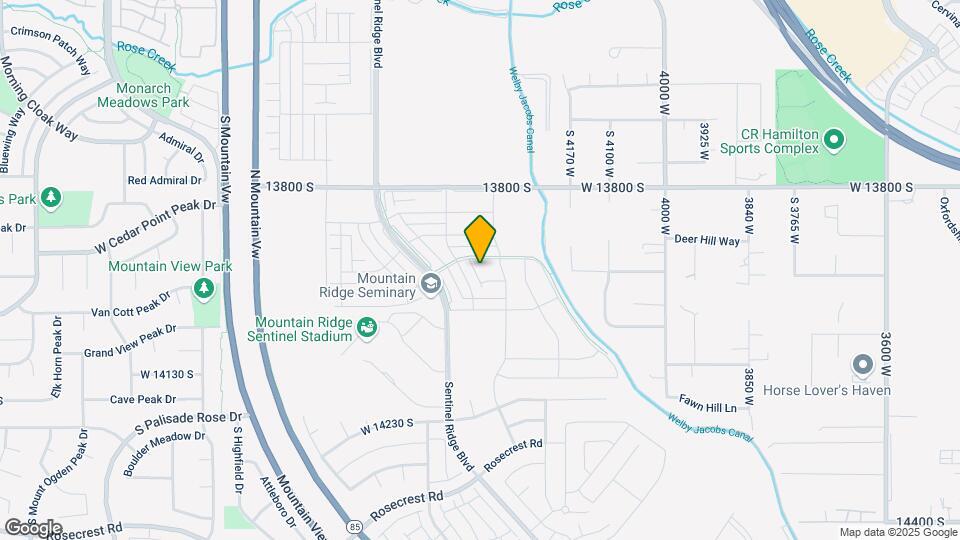13957 Silver Peak Ln Map and Location Details