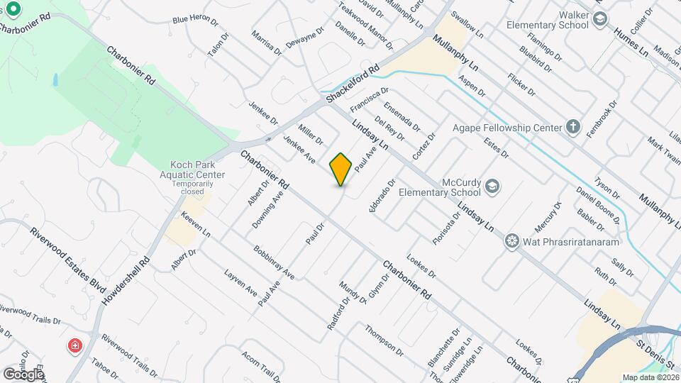 535 Paul Ave Map and Location Details