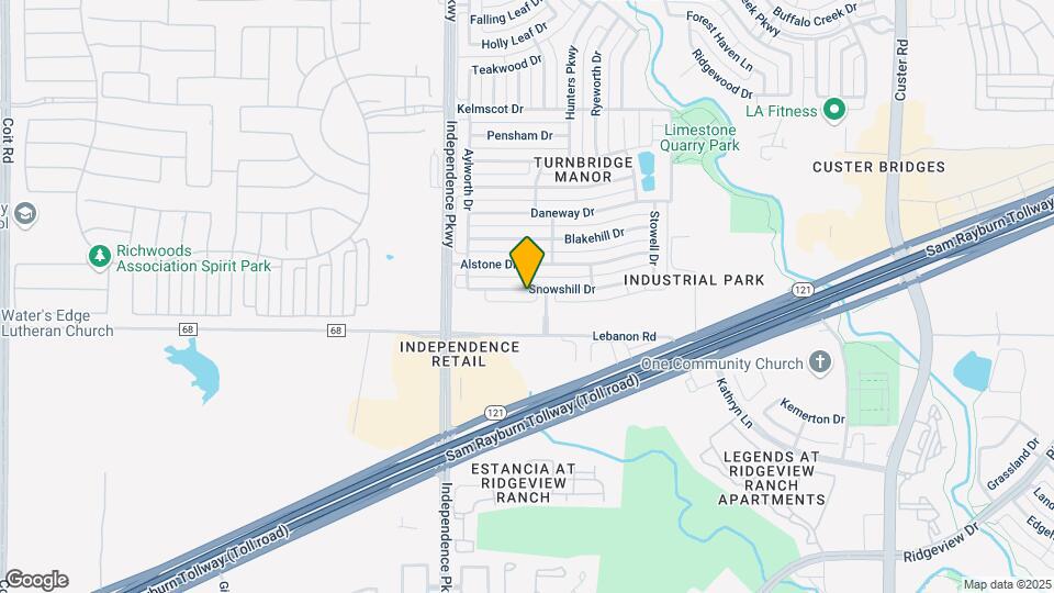 14731 Snowshill Dr Map and Location Details