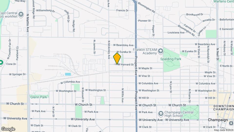 1007 W Harvard St Map and Location Details