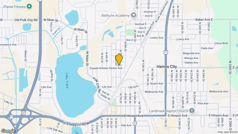 608 Claude Holmes Senior Ave Map and Location Details