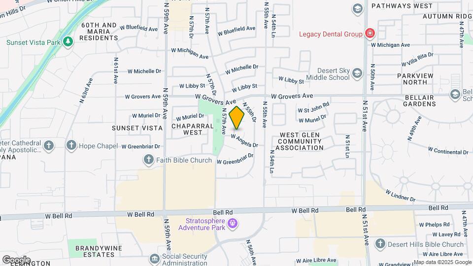 17411 N 56th Ave Map and Location Details