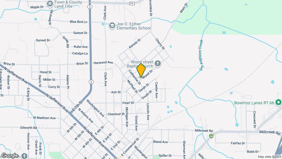 640 Woody Dr Map and Location Details