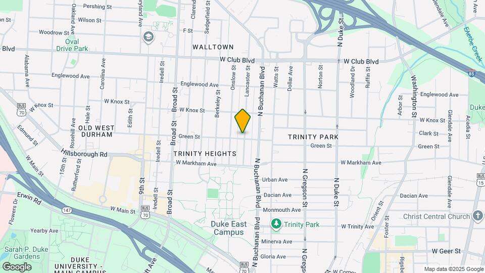 1300 Green St Map and Location Details