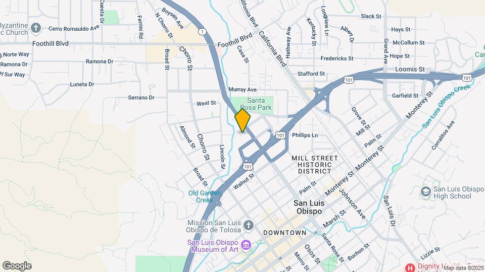 1039 Montalban St Map and Location Details