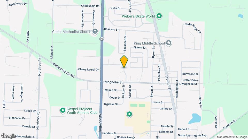 5856 Magnolia Bend Blvd Map and Location Details