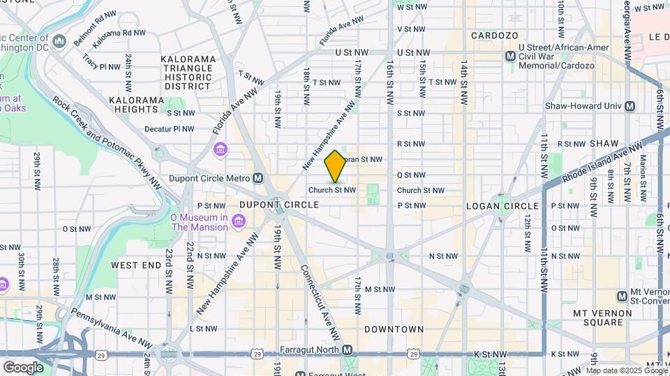 1747 Church St NW, Unit 5 Map and Location Details