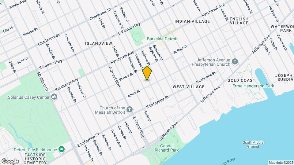 1421 Townsend St Mapa y Detalles de la Ubicación