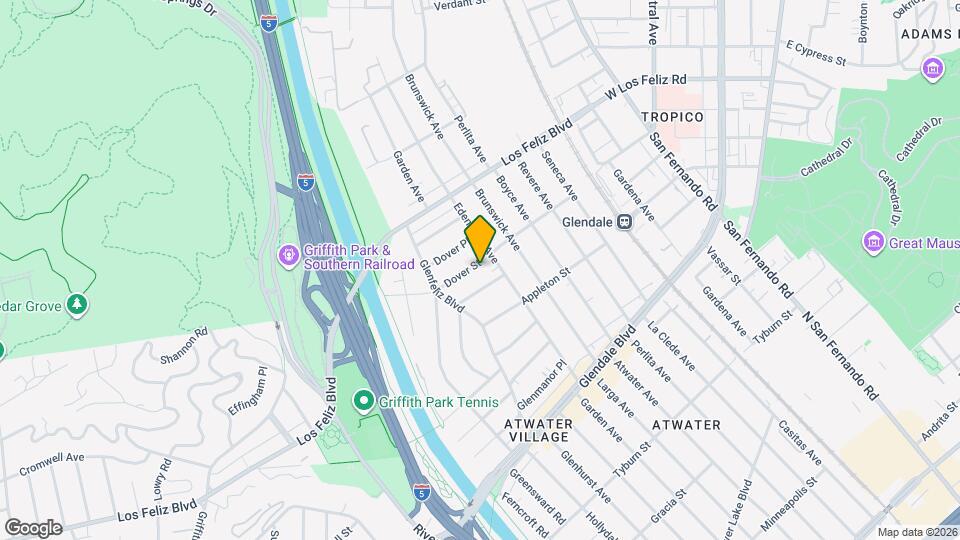 3564 Dover St Map and Location Details