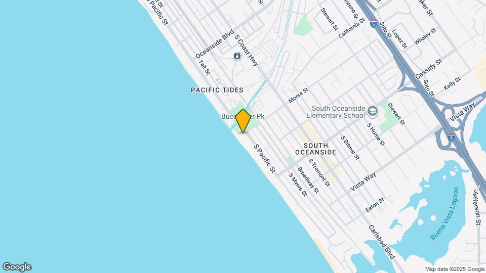 1601 S Pacific St Map and Location Details