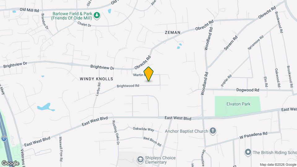 474 Brightwood Rd Map and Location Details