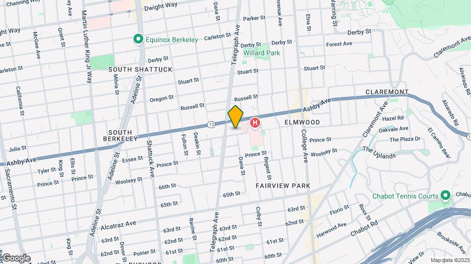 2417 Webster St Mapa y Detalles de la Ubicación