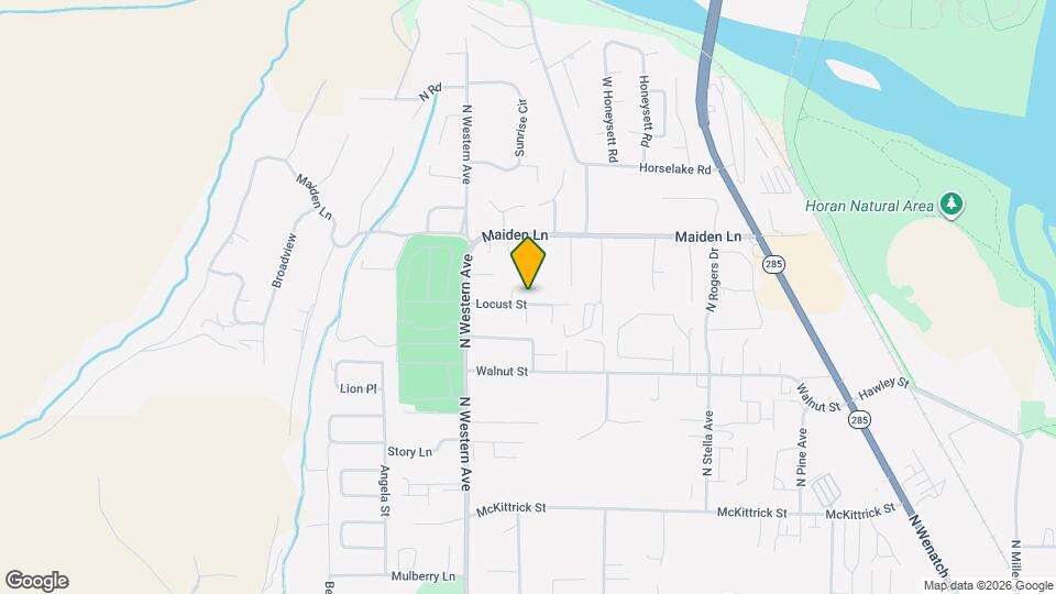 1702 Locust St Map and Location Details