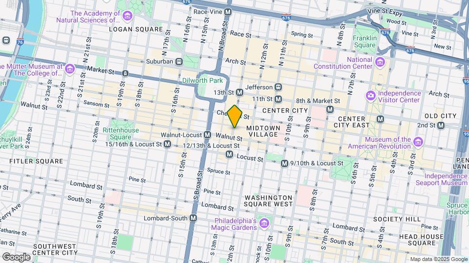 145 S 13th St Map and Location Details