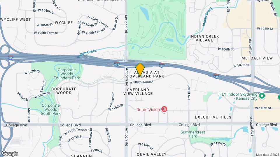 8400 W 108th Terrace-Unit -ID21A Map and Location Details