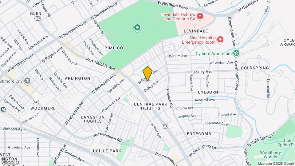 4917 Palmer Ave Map and Location Details