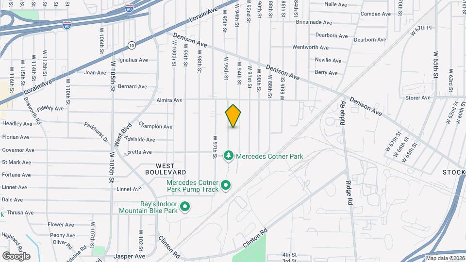3441 W 95th St Mapa y Detalles de la Ubicación