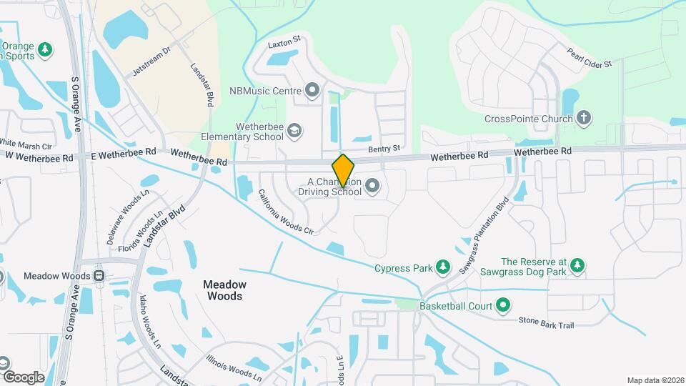 966 California Woods Cir Map and Location Details