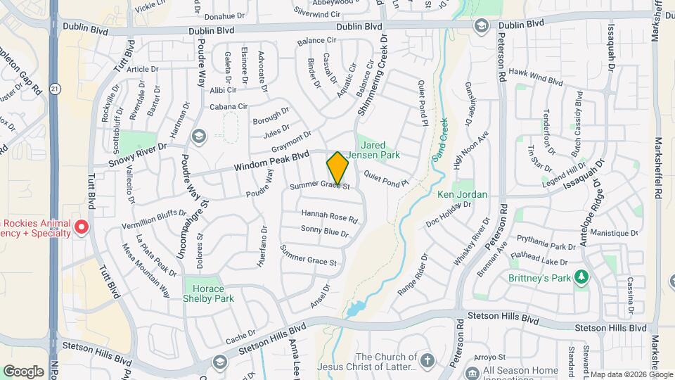 6602 Summer Grace St Map and Location Details