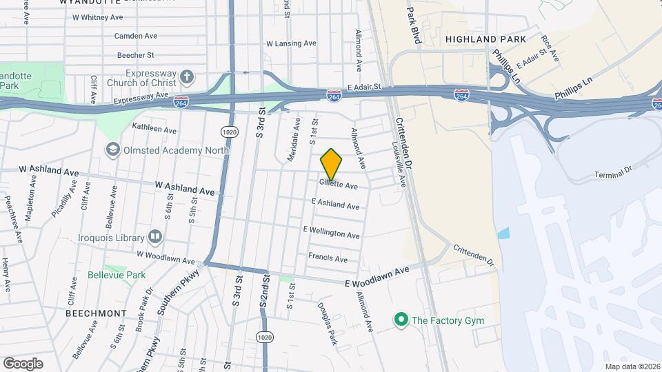 130 Gillette Ave Mapa y Detalles de la Ubicación