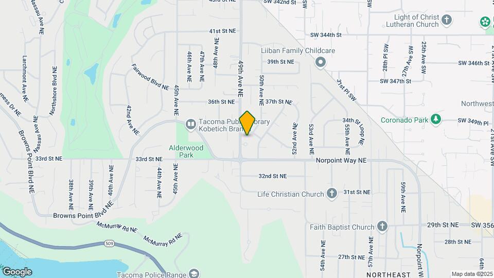 4905 33rd Street Ct NE, Unit Room with walk-in closet Map and Location Details