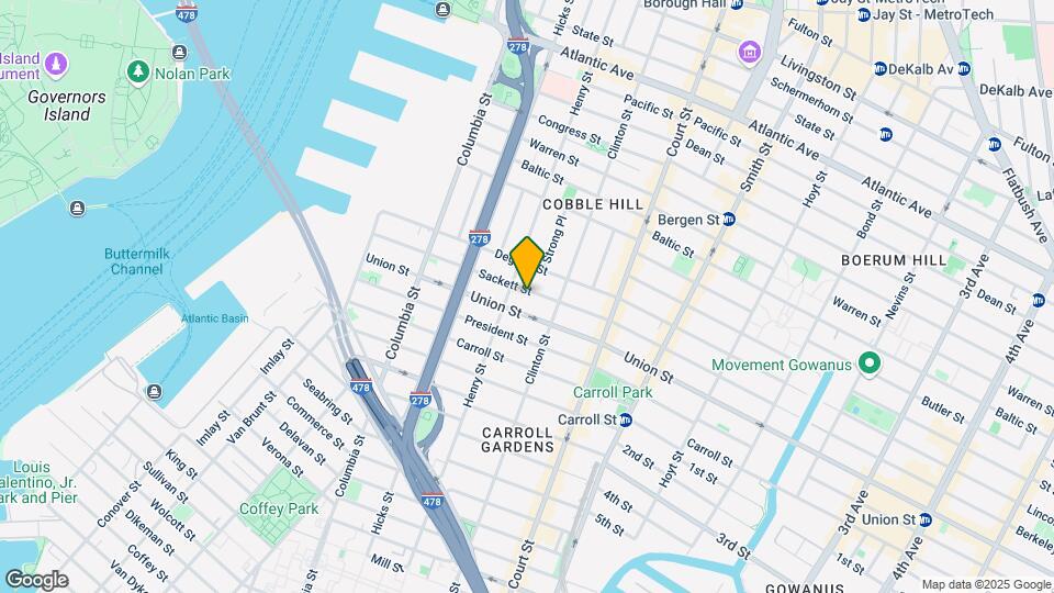 232 Sackett St Map and Location Details