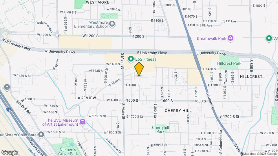 1479 S 100 E Map and Location Details