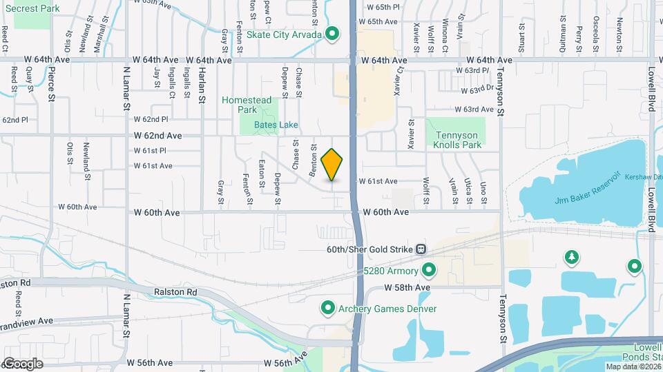 6035 Ames St Map and Location Details