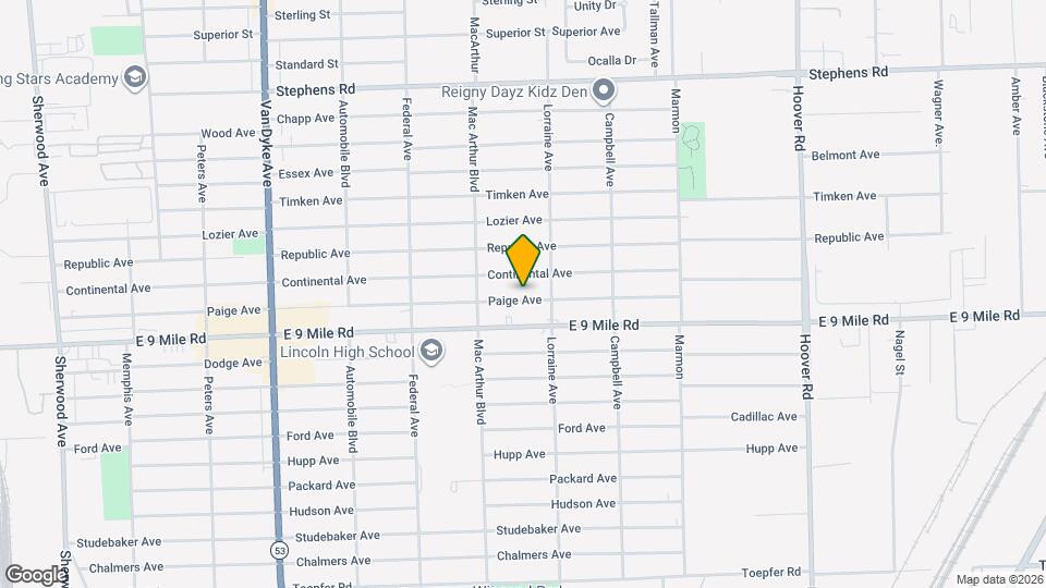 8693 Paige Ave Map and Location Details