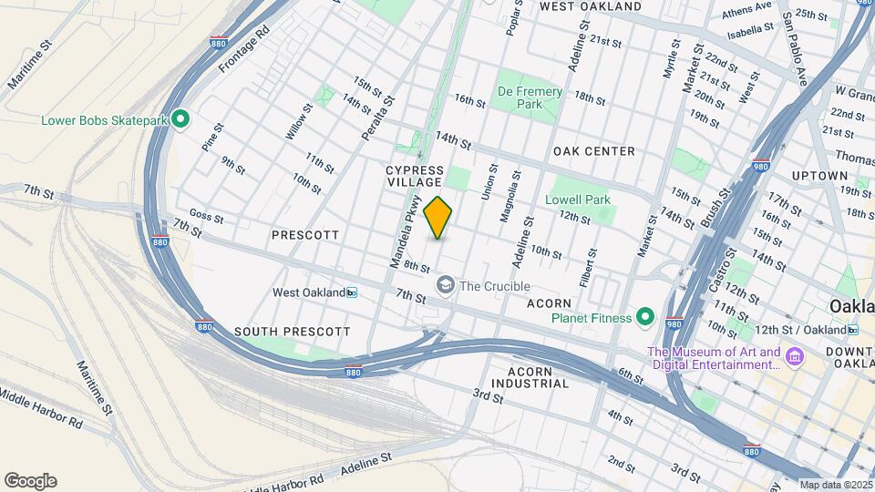 1250 8th St Map and Location Details