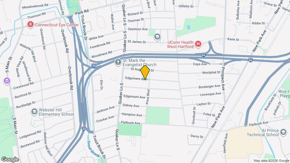 103 Edgemere Ave Map and Location Details