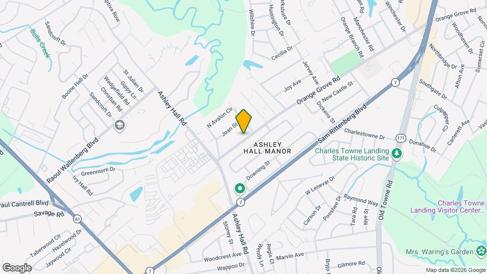 1524 Orange Grove Rd Map and Location Details
