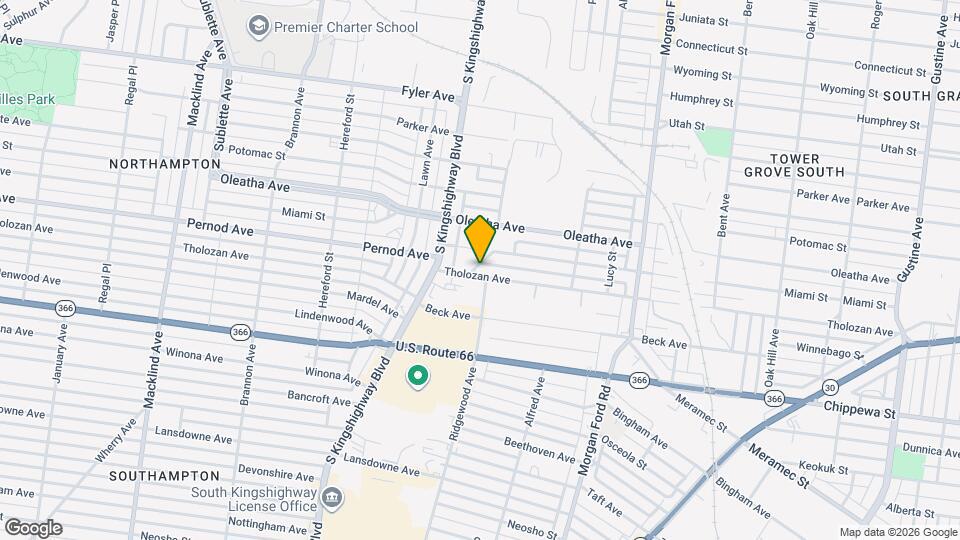 4547 Tholozan Ave Mapa y Detalles de la Ubicación
