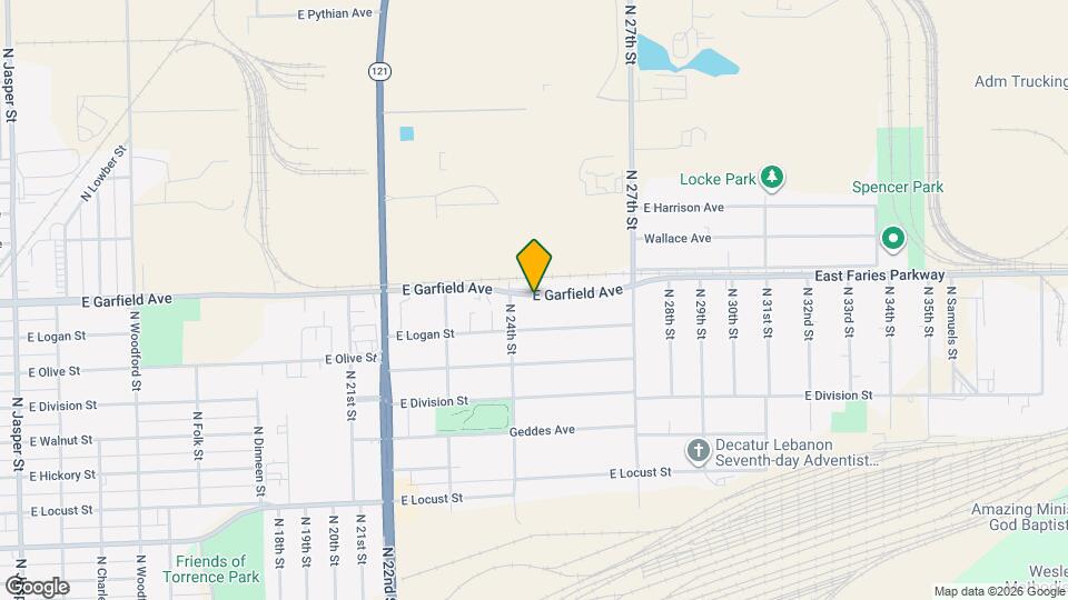 2457 E Garfield Ave Map and Location Details
