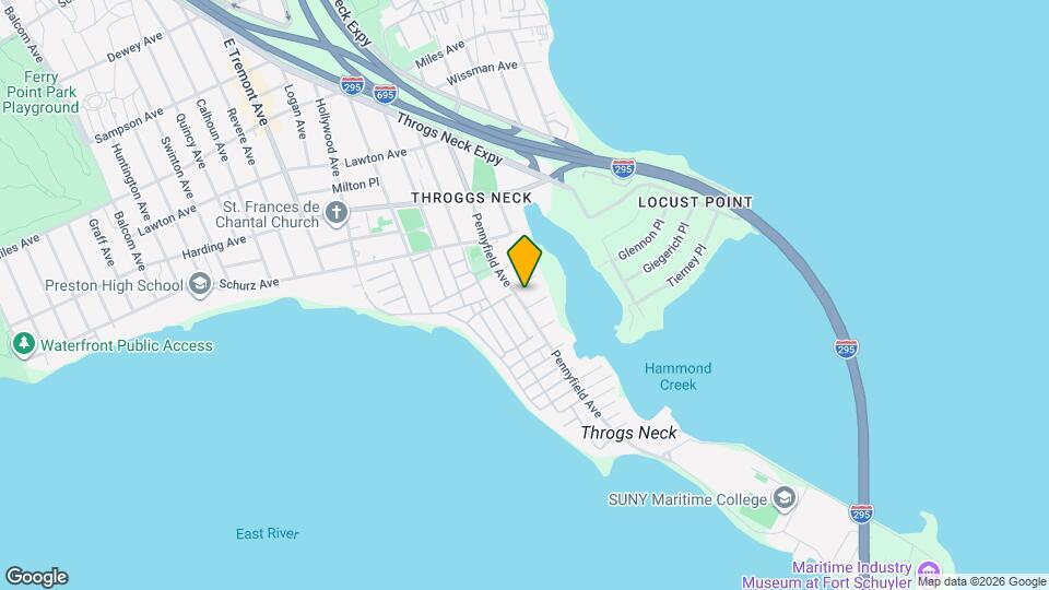 240 Pennyfield Ave, Unit 1.5 bedroom apartment Map and Location Details