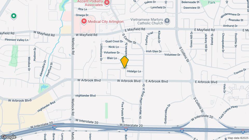 3612 Spring Meadows Dr Map and Location Details