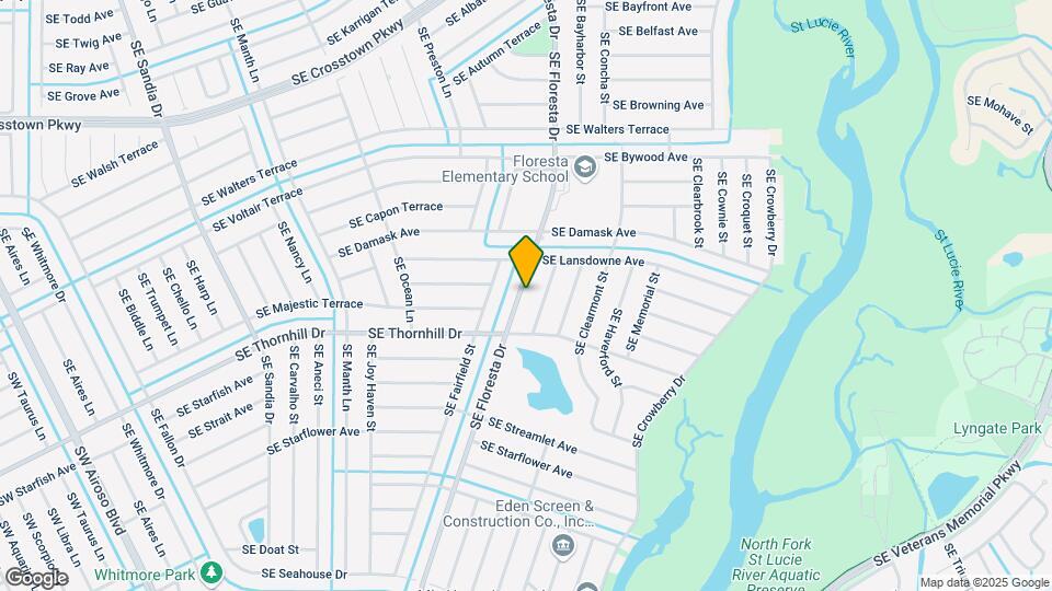 1657 SE Floresta Dr Map and Location Details