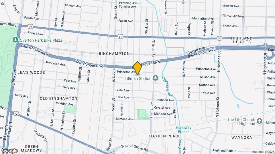 445 Lipford St Map and Location Details