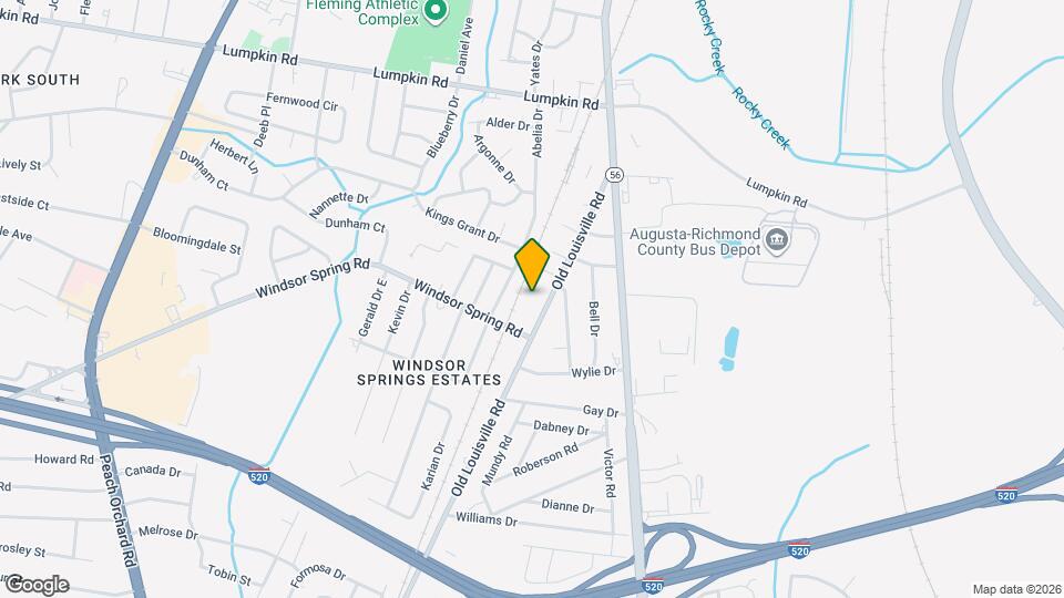 3105 Old Louisville Rd Map and Location Details