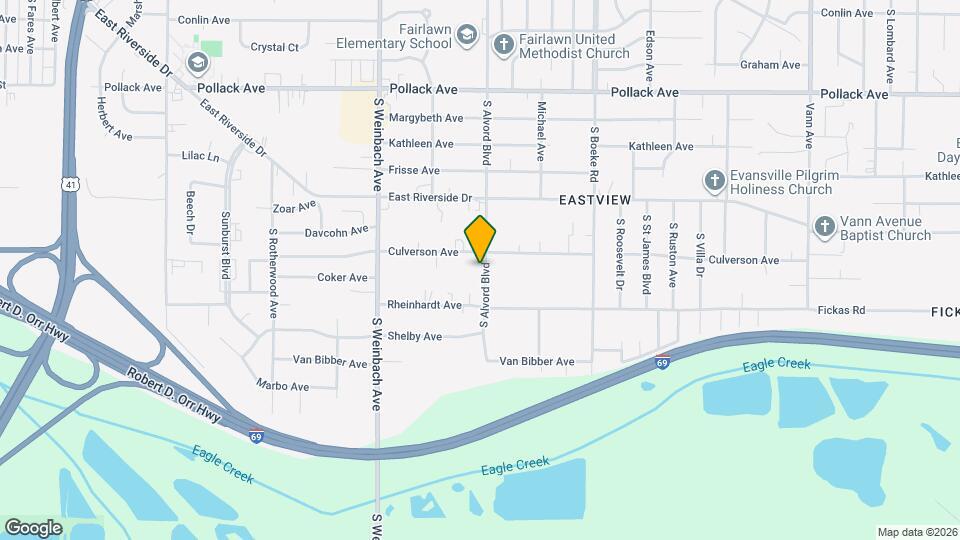 2715 S Alvord Blvd Map and Location Details