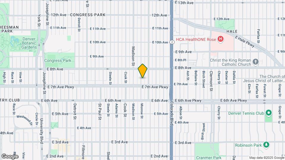 730 Monroe St Map and Location Details